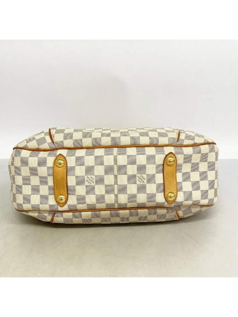 Louis Vuitton Shoulder Bag Damier Azur Galleria PM White